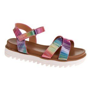 Kensie Girl Purple & Blue Sandal - Girls Size 3